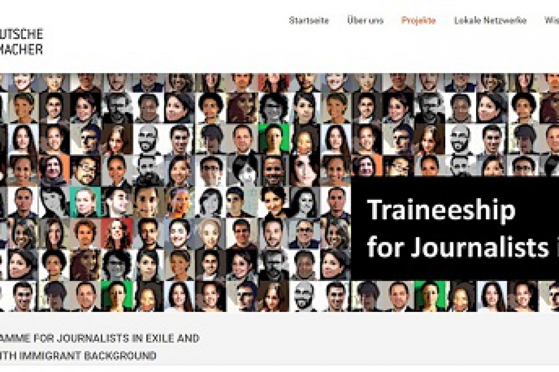 Trainee Program for journalists in exile and journalists with immigrant background